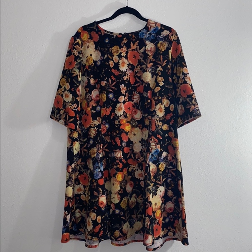 ASOS Alice & You Floral 16 US 20 UK Swing Dress